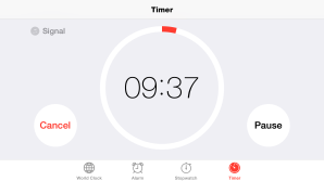 iPhone timer
